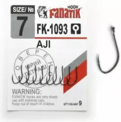 Крючки Fanatik Aji FK-1093 №7 9шт