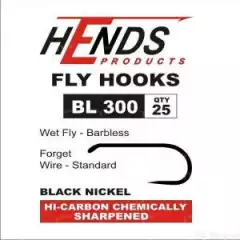 Крючки Hends Fly Hooks Wet Fly 300 №08 25шт