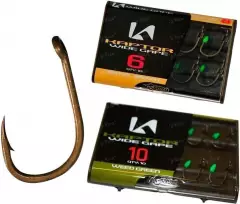 Крючки Korda Kaptor Wide Gape №6 Weed KAP07