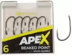 Крючки RidgeMonkey Ape-X Beaked Point Barbed №6 10шт