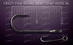 Крючки Round Bent Joint Hook №6 6шт