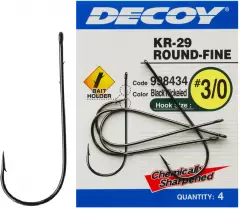 Крючок Decoy KR-29 Worm Round-Fine №1