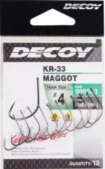 Крючок Decoy KR-33 Maggot №16 16шт