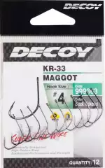 Крючок Decoy KR-33 Maggot №8 14шт