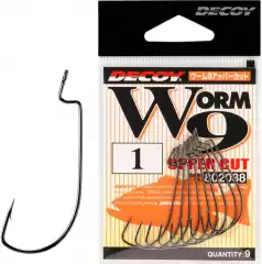 Крючок Decoy Worm 9 Upper Cut №2