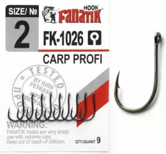 Крючок Fanatik FK-1026 Carp Profi №11