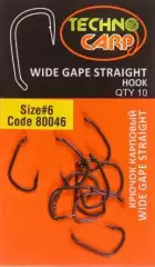 Крючок карповый Технокарп Wide Gape Straight №2