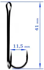 Крючок Kumho DOUBLE HOOK LIGHT 800 №1/0