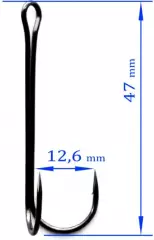 Крючок Kumho DOUBLE HOOK LIGHT 800 №3/0