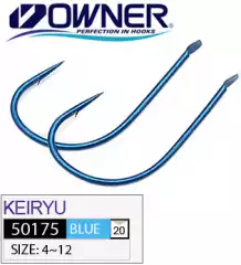 Крючок Owner 50175 Keiryu №8 Blue 18шт