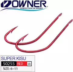 Крючок Owner 50255 Super Kisu №9 Red 14шт