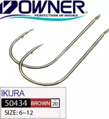 Крючок Owner 50434 Ikura №6 Bronze 17шт