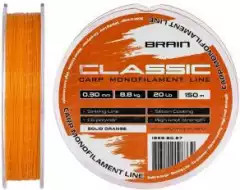 Леска Brain Classic Carp Line 150m 0.30mm orange