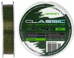 Леска Brain Classic Carp Line 3D camo 150m 0.25mm