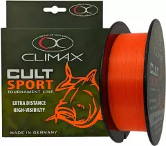 Леска CLIMAX CULT CARP SPORT orange 0,22mm 4,4kg (1000m)