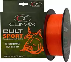 Леска CLIMAX CULT CARP SPORT orange 0,30mm 8.3kg (1000m)