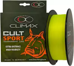 Леска CLIMAX CULT CARP SPORT yellow 0,30mm 8.3kg (1000m)