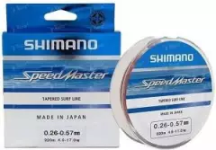 Леска с шоклидером Shimano Speedmaster Tapered Surf Line 220m 0.26-0.57mm