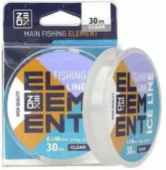 Леска Zeox Element Ice 30м Clear 0.104мм