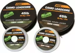 Лидкор камуфлированный Fox Leadcore Dark Camo 45lb 7m
