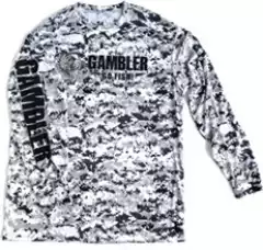 Лонгслив Gambler Long Sleeve Performance Shirt Digital Grey Camo Black L