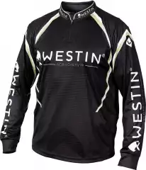 Лонгслив Westin LS Tournament Shirt L Black/Grey