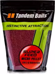Микро Пеллетс Tandem Baits Super Feed Micro Pellet 2mm 1kg Chili Robin Red (Специи - Робин Ред)