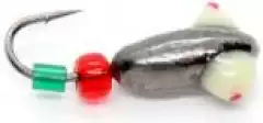 Мормышка Fishing ROI Овсинка с глазом 3.0мм черная