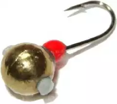 Мормышка Riga шарик с кембриком 3мм золото 102030-03