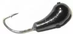 Мормышка Stream чесночинка с кембриком 1535 черная