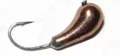 Мормышка Stream чесночинка с кембриком 1535 медь