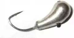 Мормышка Stream чесночинка с кембриком 1535 серебро
