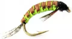 Нимфа Woven Polish Nymph Brown-Olive CN14-14