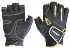 Перчатки Fishing ROI WK-04 без пальцев black-gold XXL
