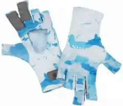 Перчатки Simms SolarFlex SunGlove Cloud Camo Blue L
