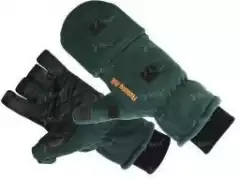 Перчатки варежки Fishing ROI Fleece Dark Green 502-02-L