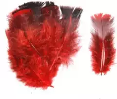 Перо индюка покровное Strike Mini Blanket Turkey Feathers Red