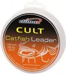 Поводковый материал Climax Cult Catfish Leader сомовый 20m 1.00mm Серый