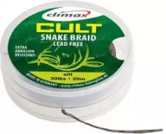 Поводковый материал Cult Snake Braid 30lb в оплетке Silt