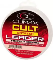 Поводковый материал для сома Climax Cult Catfish Kevlar (олива) 20м 0.80мм