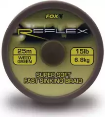 Поводковый материал Fox Reflex Braid Weed Green 12lbx25m