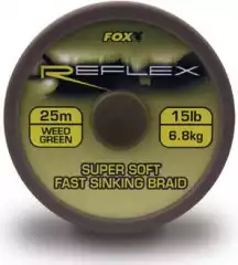 Поводковый материал Fox Reflex Braid Weed Green 25lbx25m