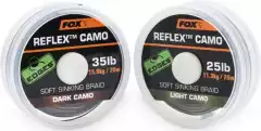 Поводковый материал Fox Reflex Sinking Dark Camo 15lb 20m