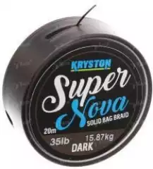 Поводковый материал Kryston Super Nova Solid Bag Braid 20m 25lb Dark Silt