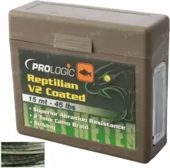 Поводковый материал Prologic Reptilian V2 44709 15m 15lb Coated Camo Sinking