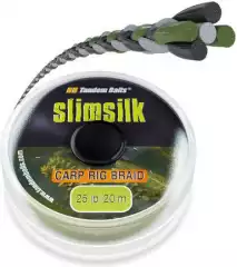 Поводковый материал Tandem Baits Slimsilk 20m 15lb Weed