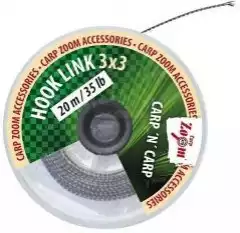 Поводочный материал Carp Zoom Hook Link 3*3 20m 15lb CZ6804