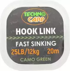 Поводочный материал Технокарп 20м без оплетки Camo Green 15lb 80144