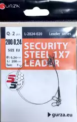 Поводок Gurza SECURITY STEEL 1x7 LEADER 2шт/уп 300мм/0.27 9kg