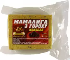 Прикормка 3Kbaits Мамалыга Гороховая 0.5kg Canepa Конопля